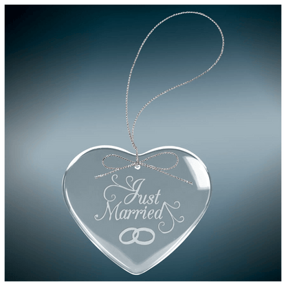 Custom Etched Glass Ornament with Silver String - Smalltown Connetchin