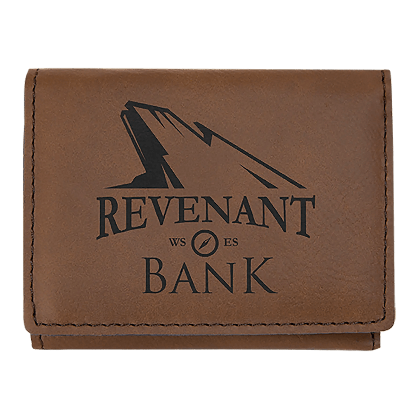 Custom Etched Wallet - Trifold | RFID Blocking | Leatherette - Smalltown Connetchin