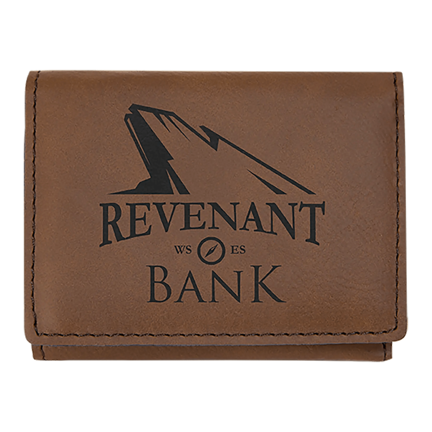 Custom Etched Wallet - Trifold | RFID Blocking | Leatherette - Smalltown Connetchin