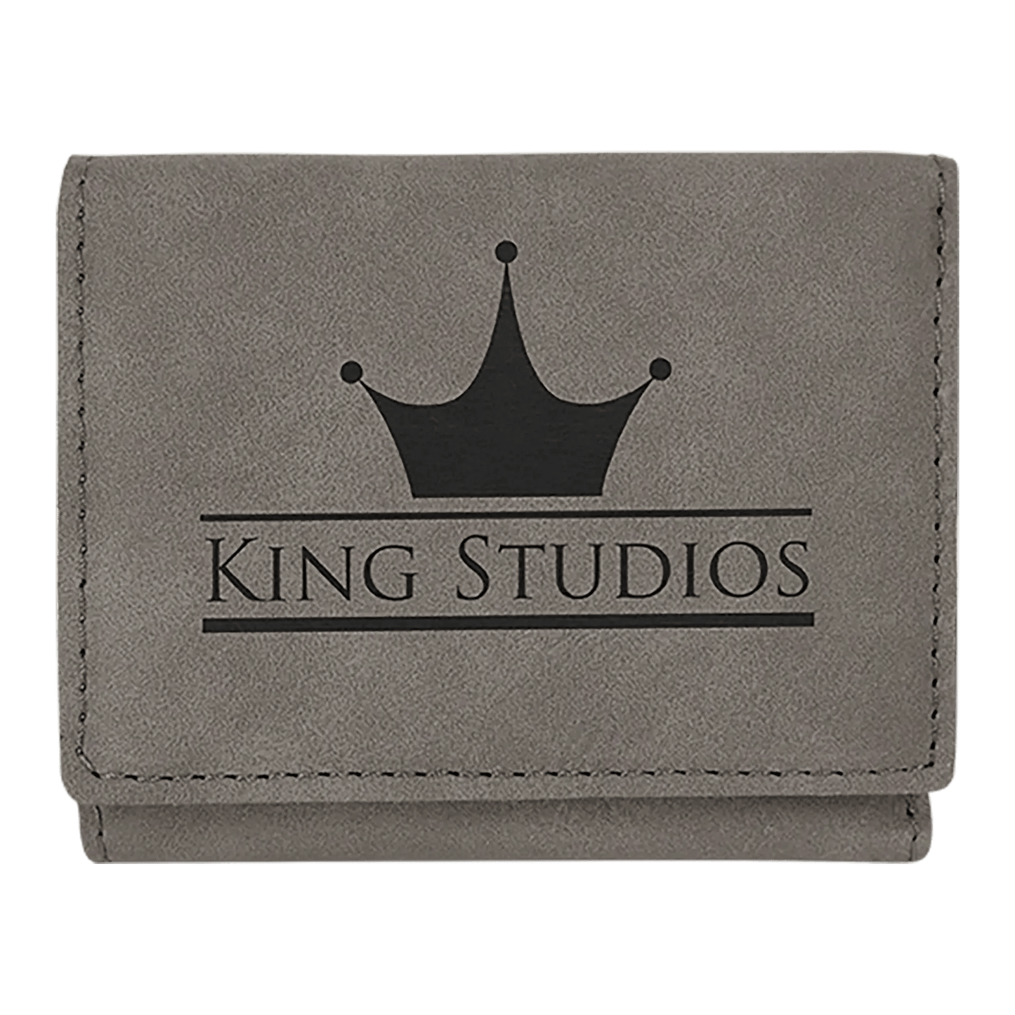 Custom Etched Wallet - Trifold | RFID Blocking | Leatherette - Smalltown Connetchin