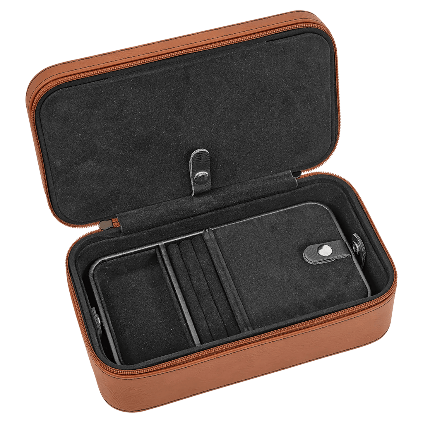 Custom Jewelry Box - Etched Leatherette - Smalltown Connetchin