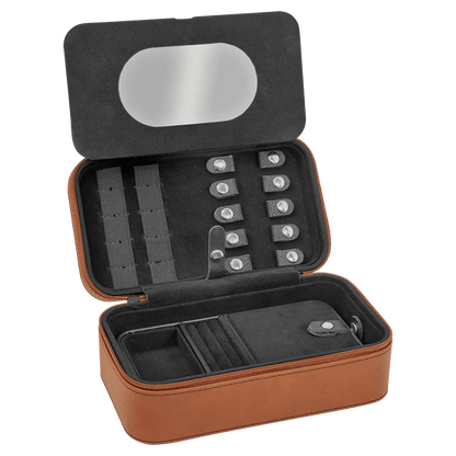Custom Jewelry Box - Etched Leatherette - Smalltown Connetchin
