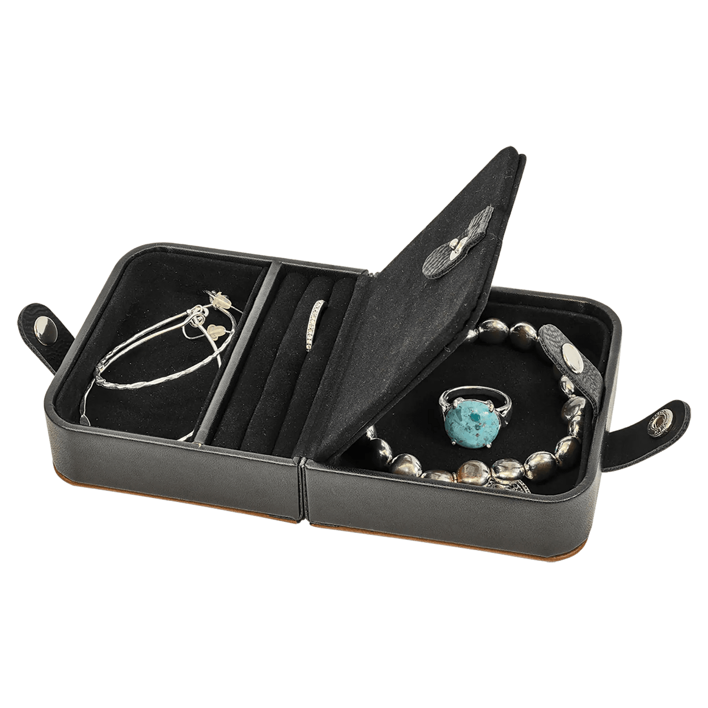 Custom Jewelry Box - Etched Leatherette - Smalltown Connetchin