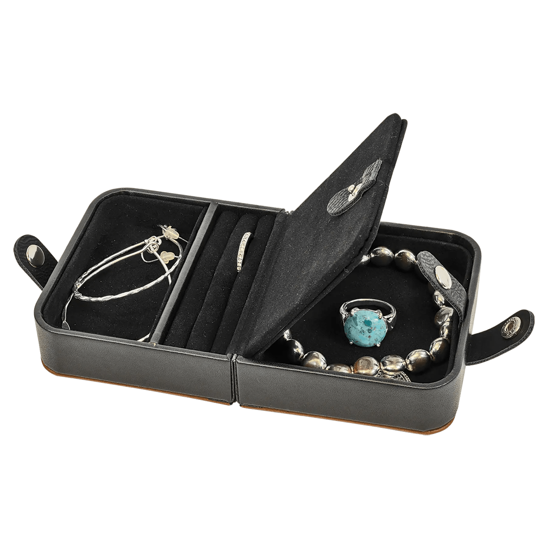 Custom Jewelry Box - Etched Leatherette - Smalltown Connetchin