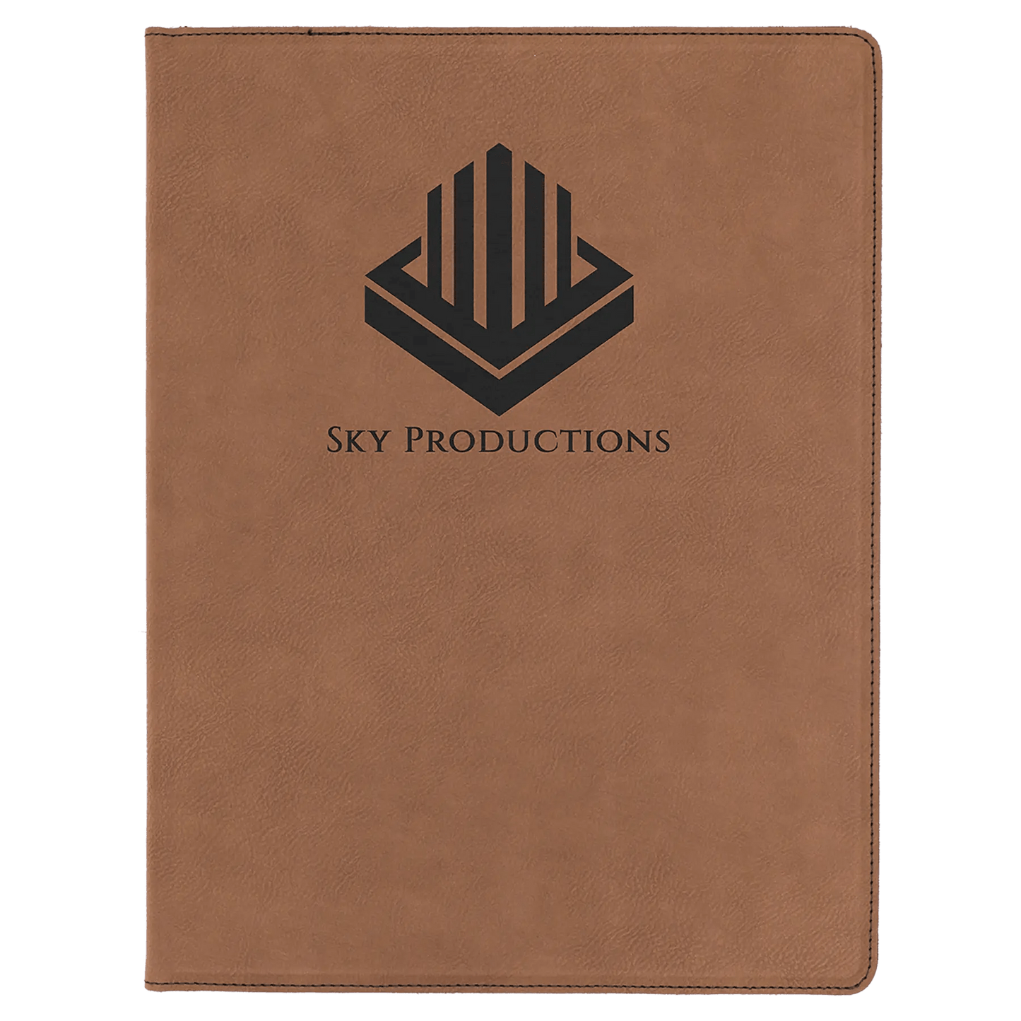 Custom Leatherette Portfolio - Laser Etched - Smalltown Connetchin