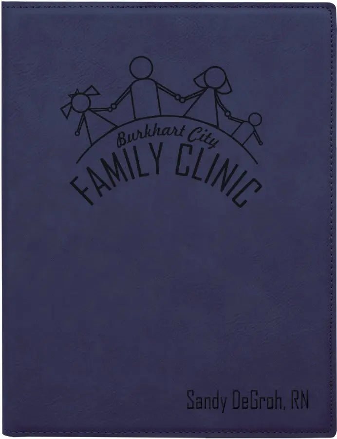 Custom Leatherette Portfolio - Laser Etched - Smalltown Connetchin