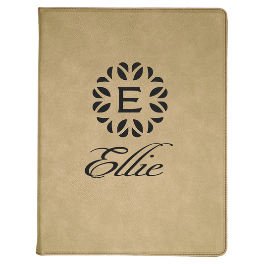 Custom Leatherette Portfolio - Laser Etched - Smalltown Connetchin