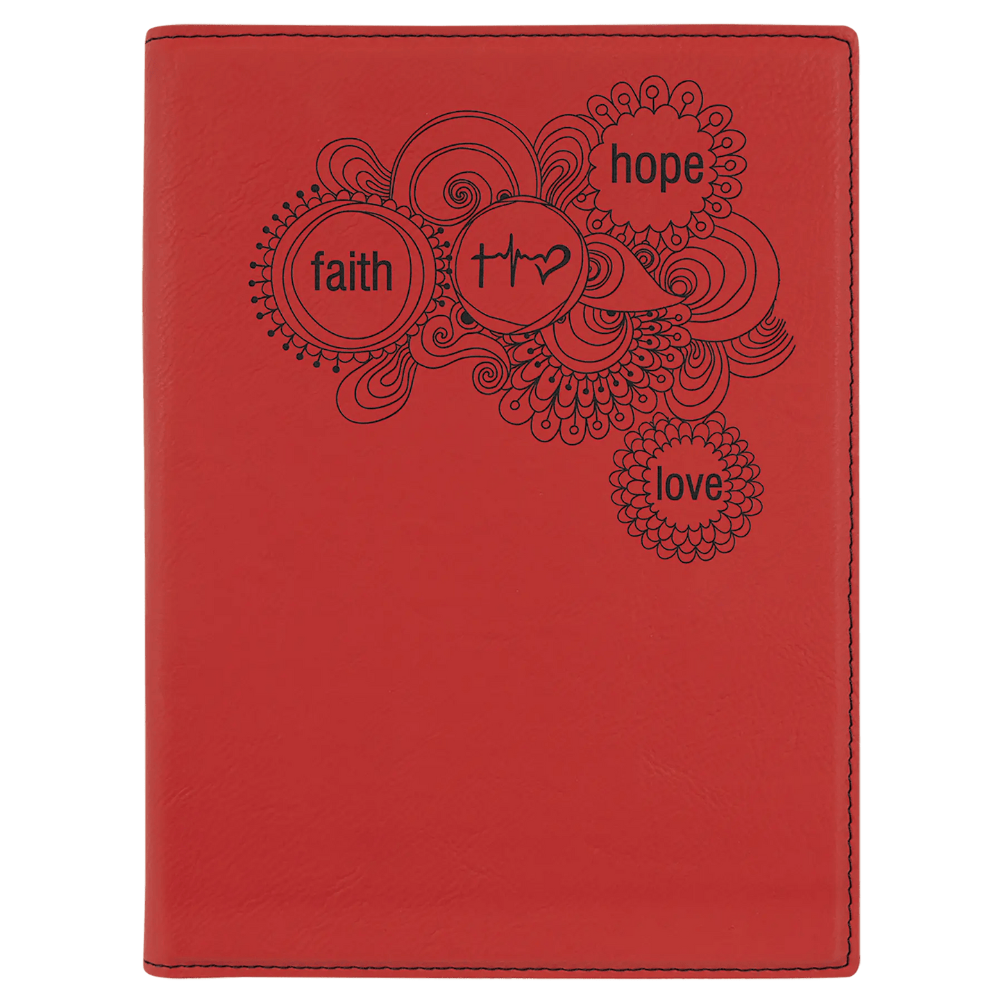 Custom Leatherette Portfolio - Laser Etched - Smalltown Connetchin