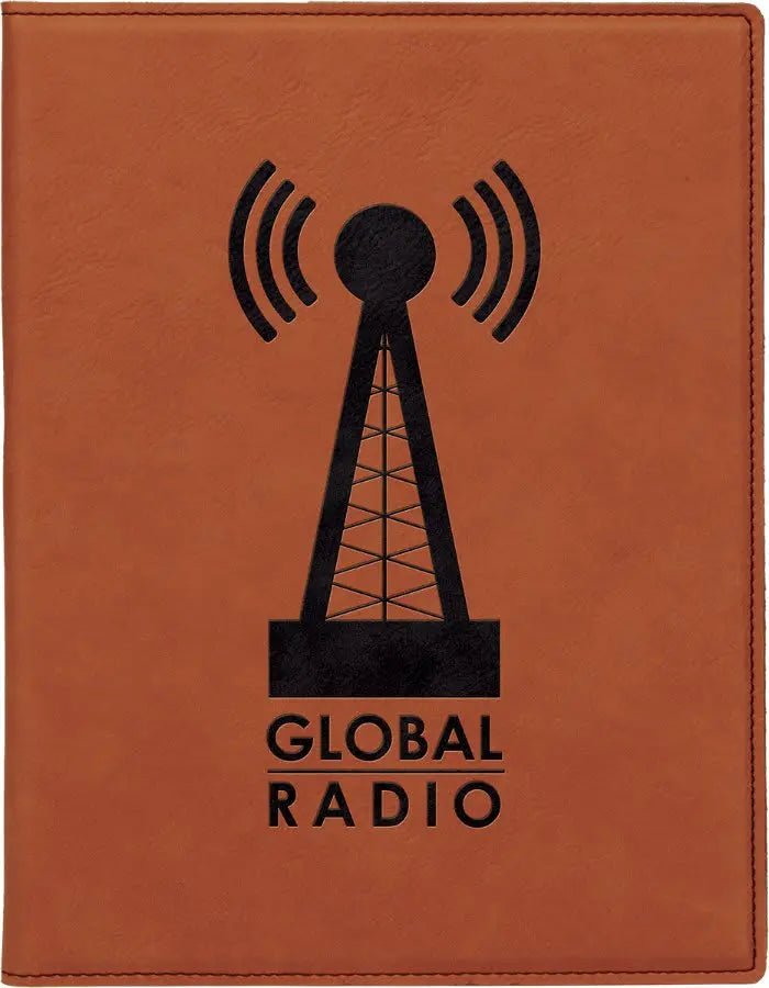 Custom Leatherette Portfolio - Laser Etched - Smalltown Connetchin