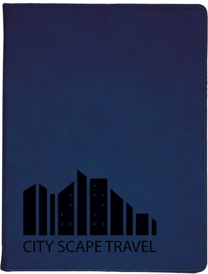 Custom Leatherette Portfolio - Laser Etched - Smalltown Connetchin