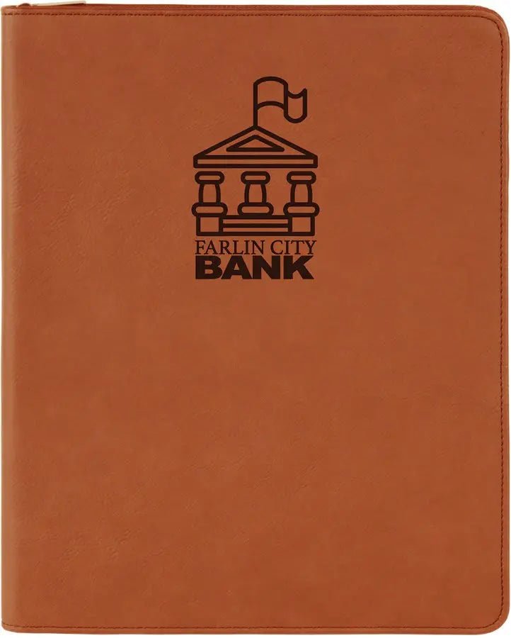 Custom Leatherette Portfolio - Laser Etched - Smalltown Connetchin