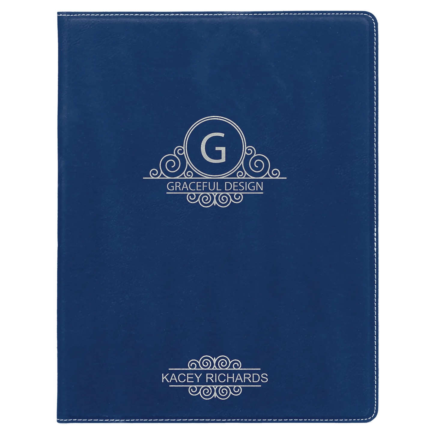 Custom Leatherette Portfolio - Laser Etched - Smalltown Connetchin