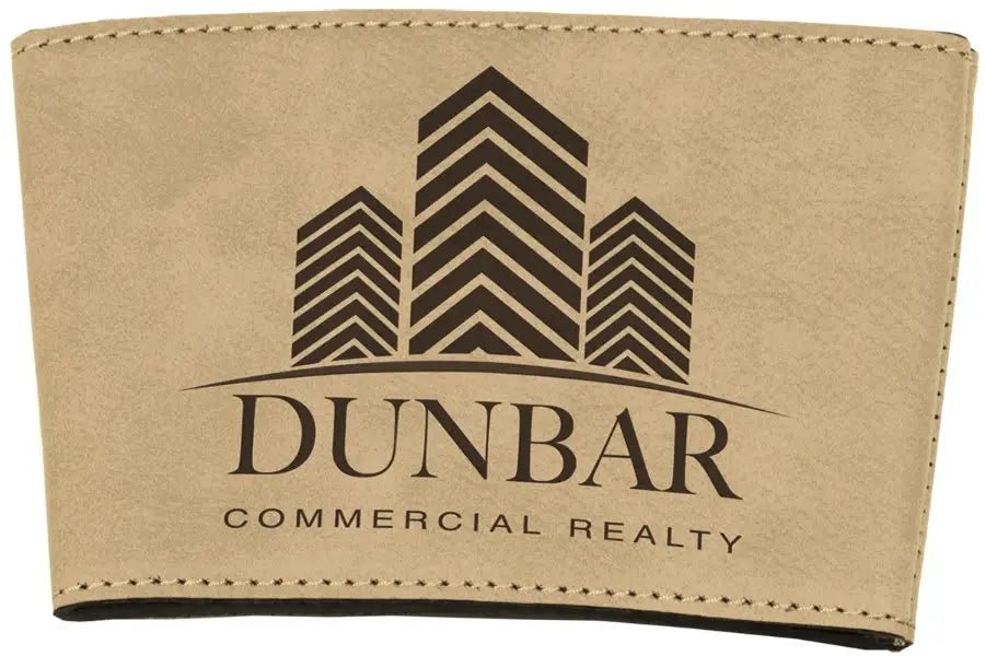 Custom Mug Sleeve - Etched Leatherette (10 pcs) - Smalltown Connetchin