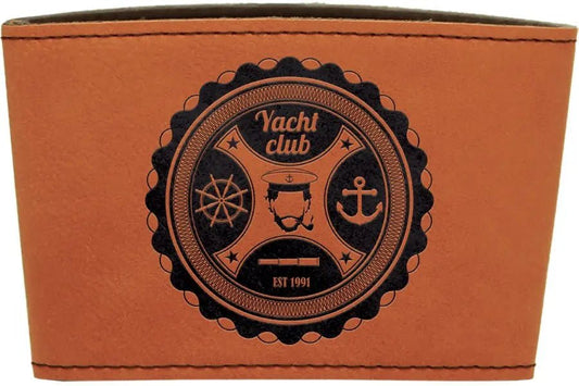 Custom Mug Sleeve - Etched Leatherette - Smalltown Connetchin