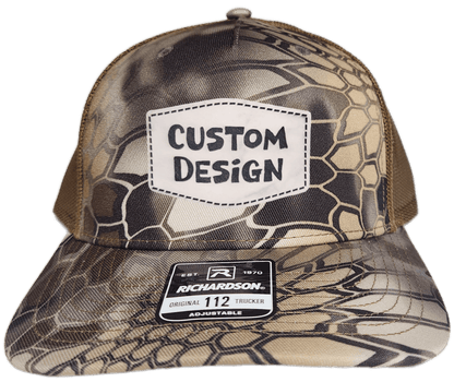 Custom Patch - Richardson 112PFP Printed Five Panel Snapback - KRYPTEK HIGHLANDER/BUCK - Smalltown Connetchin