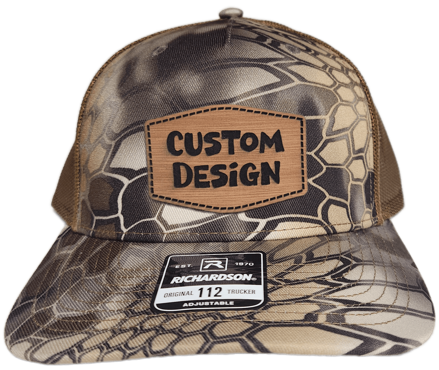 Custom Patch - Richardson 112PFP Printed Five Panel Snapback - KRYPTEK HIGHLANDER/BUCK - Smalltown Connetchin