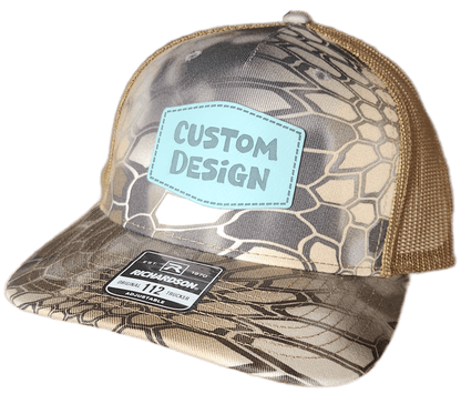 Custom Patch - Richardson 112PFP Printed Five Panel Snapback - KRYPTEK HIGHLANDER/BUCK - Smalltown Connetchin