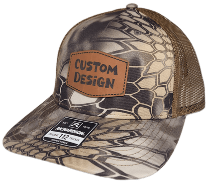 Custom Patch - Richardson 112PFP Printed Five Panel Snapback - KRYPTEK HIGHLANDER/BUCK - Smalltown Connetchin