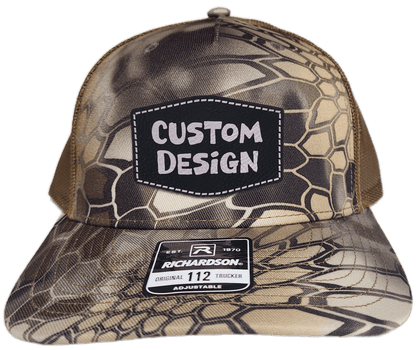 Custom Patch - Richardson 112PFP Printed Five Panel Snapback - KRYPTEK HIGHLANDER/BUCK - Smalltown Connetchin