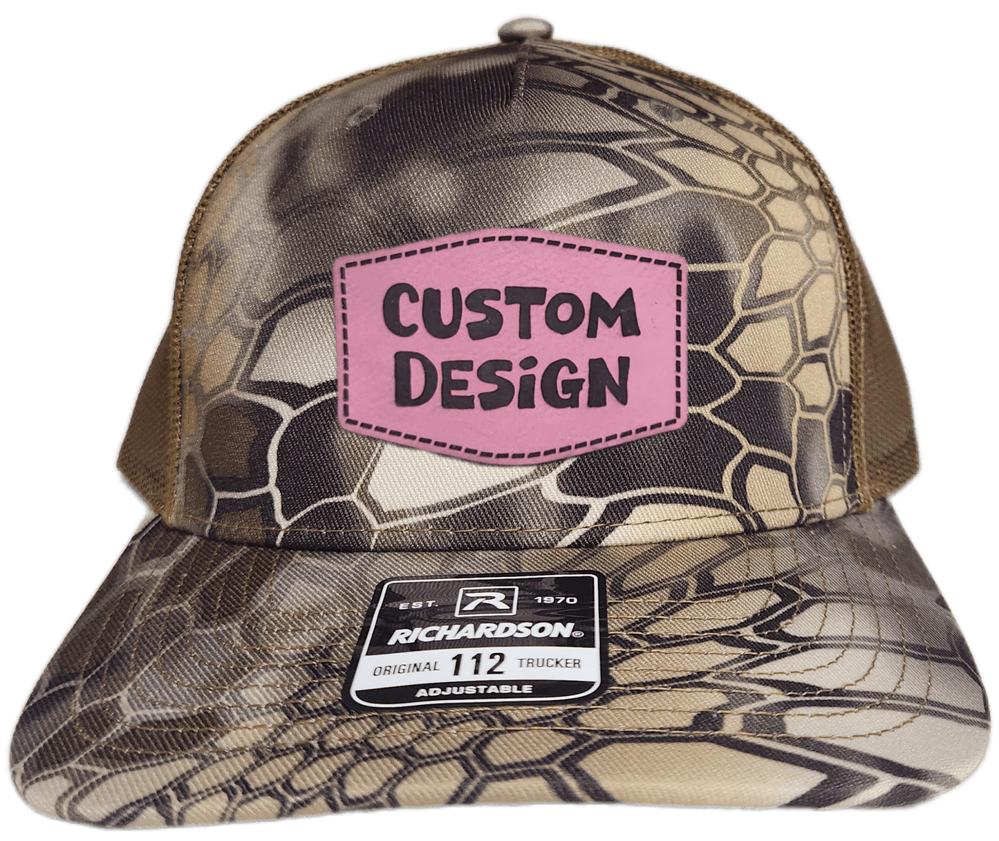 Custom Patch - Richardson 112PFP Printed Five Panel Snapback - KRYPTEK HIGHLANDER/BUCK - Smalltown Connetchin