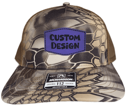 Custom Patch - Richardson 112PFP Printed Five Panel Snapback - KRYPTEK HIGHLANDER/BUCK - Smalltown Connetchin