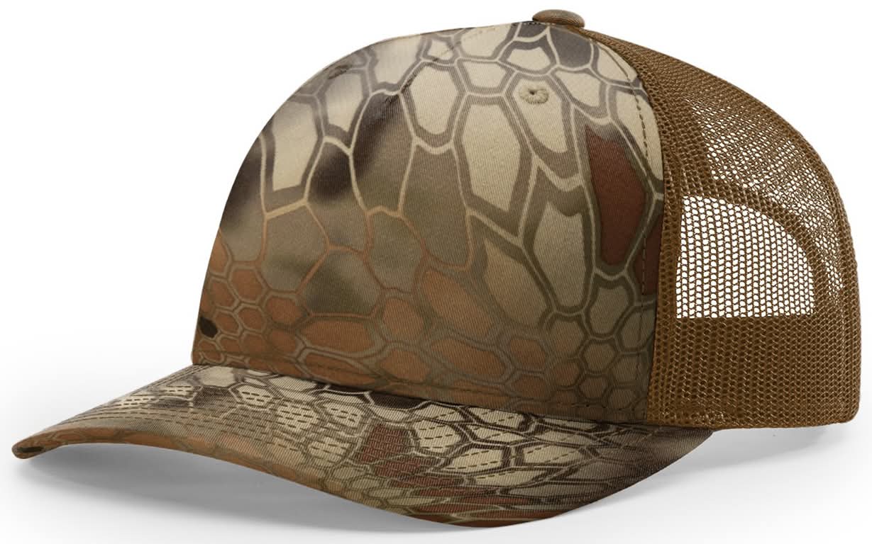 Custom Patch - Richardson 112PFP Printed Five Panel Snapback - KRYPTEK HIGHLANDER/BUCK - Smalltown Connetchin