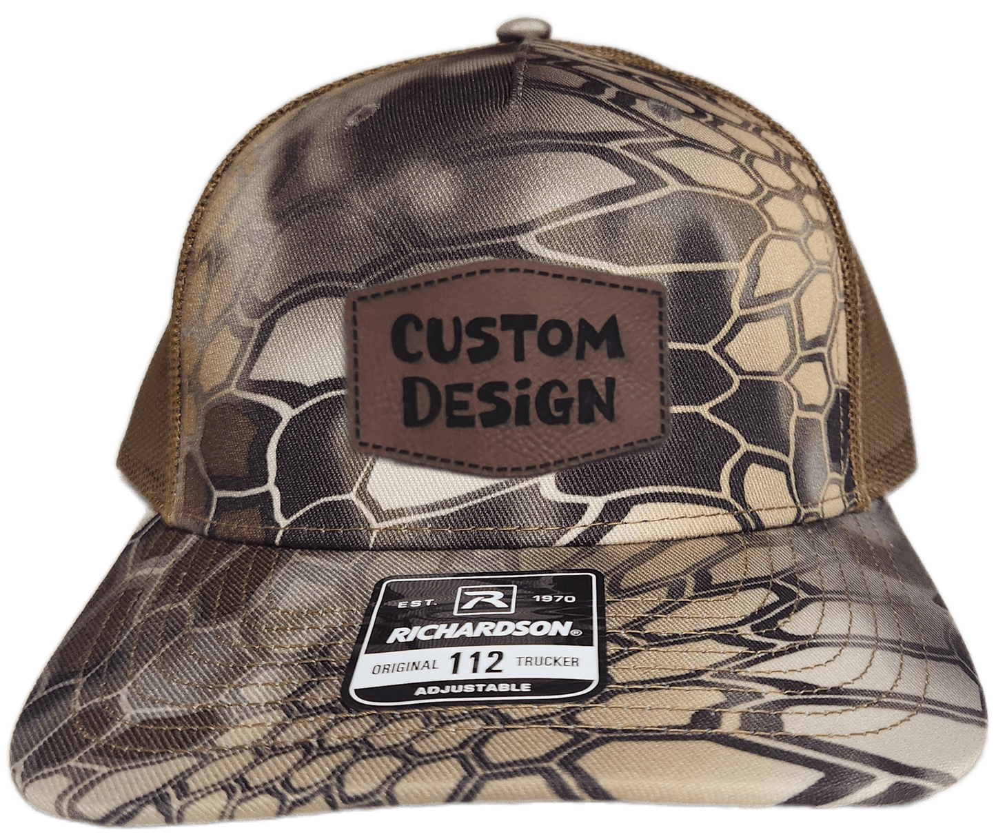 Custom Patch - Richardson 112PFP Printed Five Panel Snapback - KRYPTEK HIGHLANDER/BUCK - Smalltown Connetchin