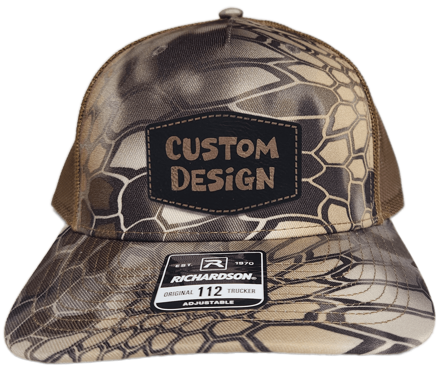 Custom Patch - Richardson 112PFP Printed Five Panel Snapback - KRYPTEK HIGHLANDER/BUCK - Smalltown Connetchin