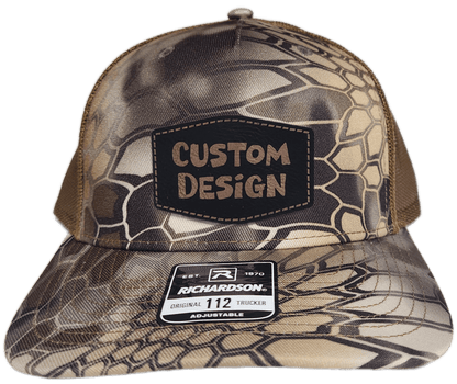 Custom Patch - Richardson 112PFP Printed Five Panel Snapback - KRYPTEK HIGHLANDER/BUCK - Smalltown Connetchin