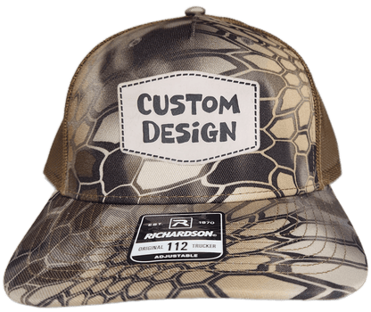 Custom Patch - Richardson 112PFP Printed Five Panel Snapback - KRYPTEK HIGHLANDER/BUCK - Smalltown Connetchin