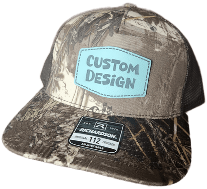 Custom Patch - Richardson 112PFP Printed Five Panel Snapback - REALTREE MAX - 1 XT/BROWN - Smalltown Connetchin