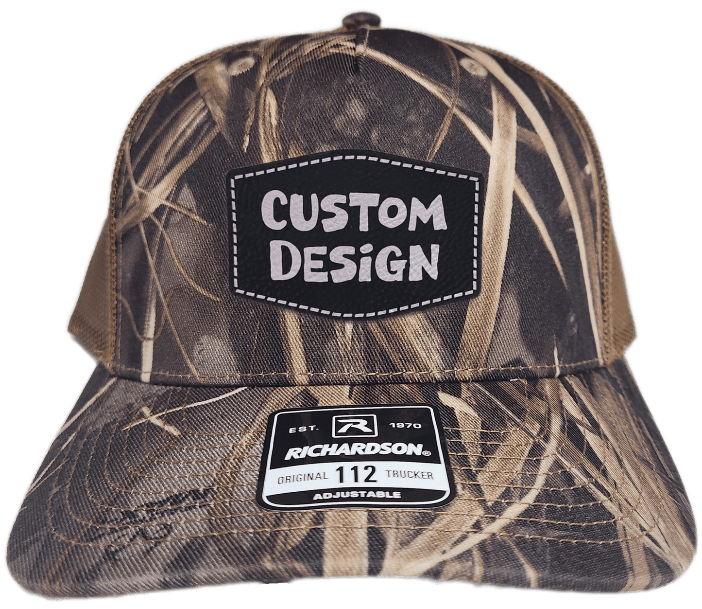 Custom Patch - Richardson 112PFP Printed Five Panel Snapback - REALTREE MAX - 7/BUCK - Smalltown Connetchin