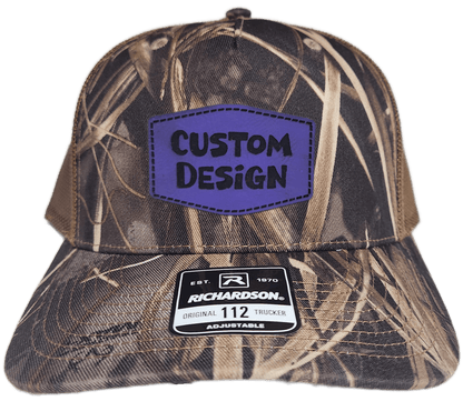 Custom Patch - Richardson 112PFP Printed Five Panel Snapback - REALTREE MAX - 7/BUCK - Smalltown Connetchin