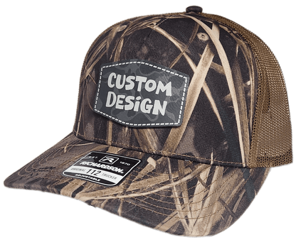 Custom Patch - Richardson 112PFP Printed Five Panel Snapback - REALTREE MAX - 7/BUCK - Smalltown Connetchin