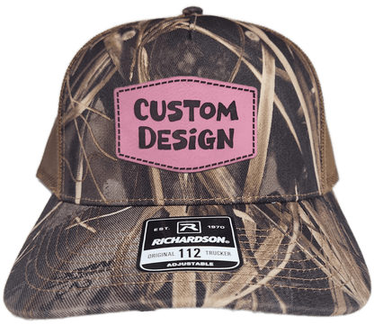 Custom Patch - Richardson 112PFP Printed Five Panel Snapback - REALTREE MAX - 7/BUCK - Smalltown Connetchin