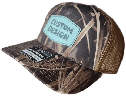 Custom Patch - Richardson 112PFP Printed Five Panel Snapback - REALTREE MAX - 7/BUCK - Smalltown Connetchin