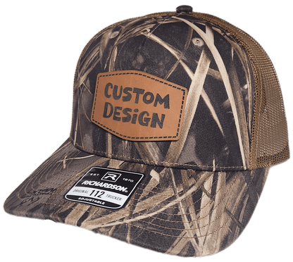 Custom Patch - Richardson 112PFP Printed Five Panel Snapback - REALTREE MAX - 7/BUCK - Smalltown Connetchin