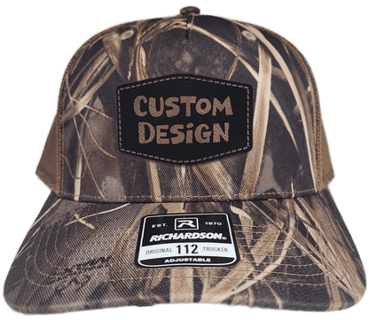 Custom Patch - Richardson 112PFP Printed Five Panel Snapback - REALTREE MAX - 7/BUCK - Smalltown Connetchin