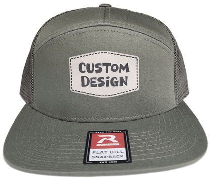 Custom Patch - Richardson 168 7 Panel Snapback Cap - LODEN - Smalltown Connetchin