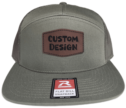 Custom Patch - Richardson 168 7 Panel Snapback Cap - LODEN - Smalltown Connetchin