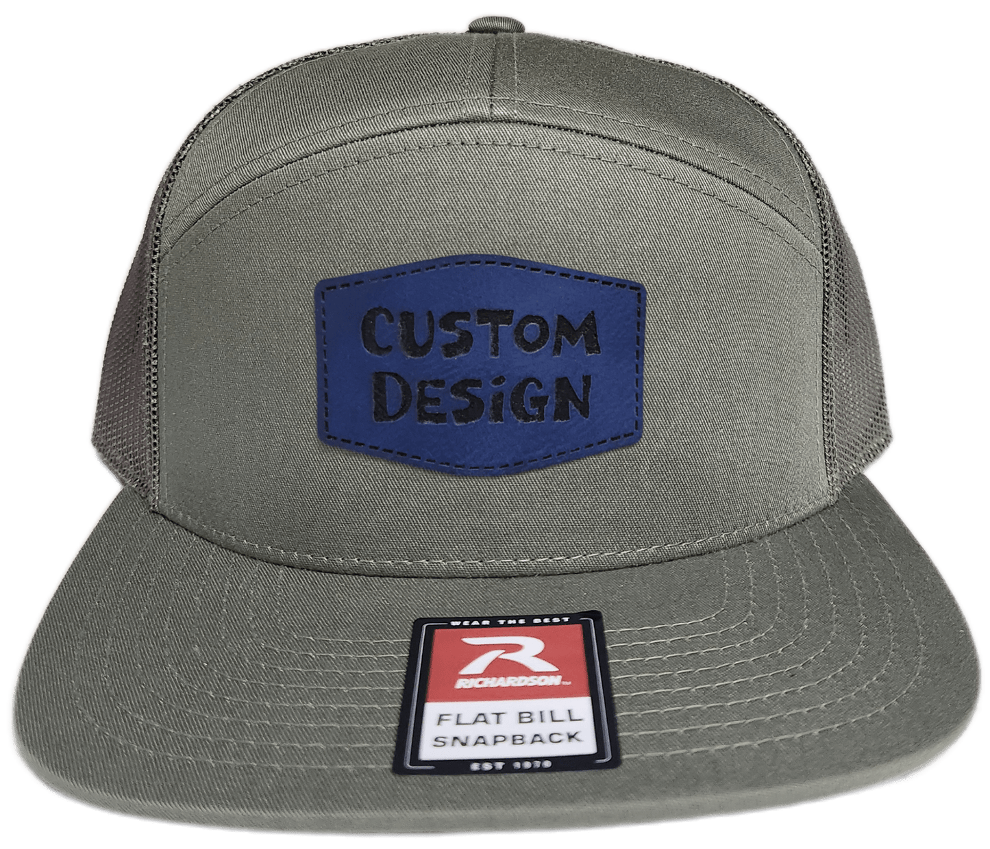 Custom Patch - Richardson 168 7 Panel Snapback Cap - LODEN - Smalltown Connetchin
