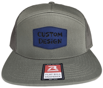 Custom Patch - Richardson 168 7 Panel Snapback Cap - LODEN - Smalltown Connetchin