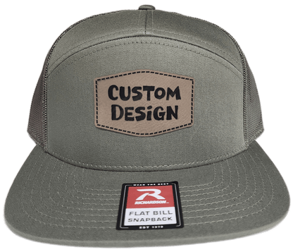 Custom Patch - Richardson 168 7 Panel Snapback Cap - LODEN - Smalltown Connetchin