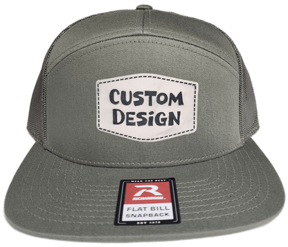 Custom Patch - Richardson 168 7 Panel Snapback Cap - LODEN - Smalltown Connetchin