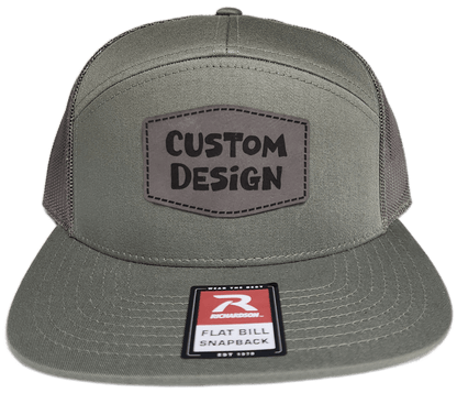 Custom Patch - Richardson 168 7 Panel Snapback Cap - LODEN - Smalltown Connetchin
