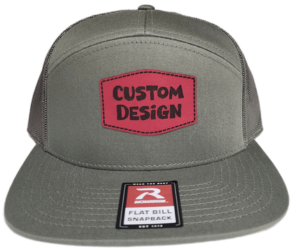 Custom Patch - Richardson 168 7 Panel Snapback Cap - LODEN - Smalltown Connetchin