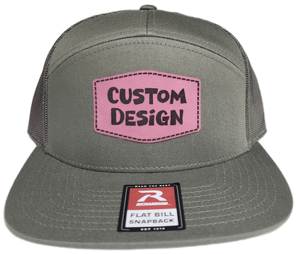Custom Patch - Richardson 168 7 Panel Snapback Cap - LODEN - Smalltown Connetchin