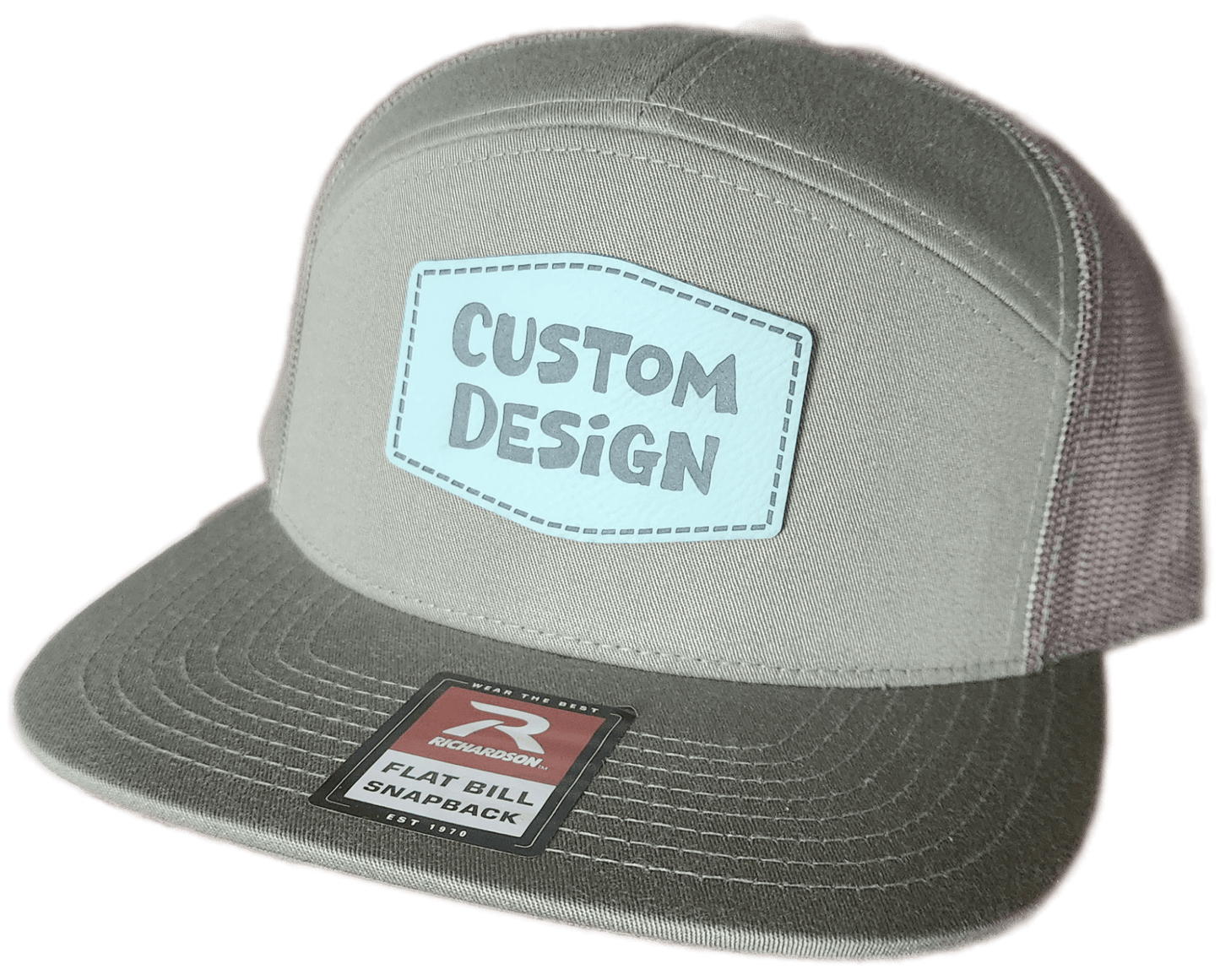 Custom Patch - Richardson 168 7 Panel Snapback Cap - LODEN - Smalltown Connetchin