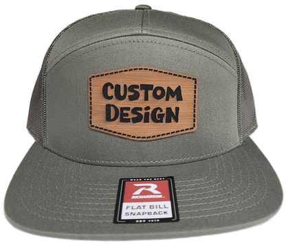 Custom Patch - Richardson 168 7 Panel Snapback Cap - LODEN - Smalltown Connetchin