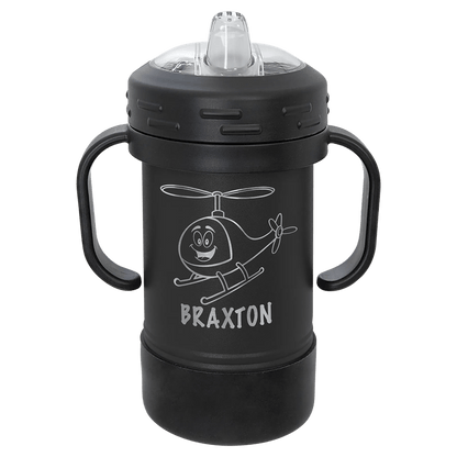 Custom Sippy Cup - Laser Engraved Insulated 10oz - Smalltown Connetchin